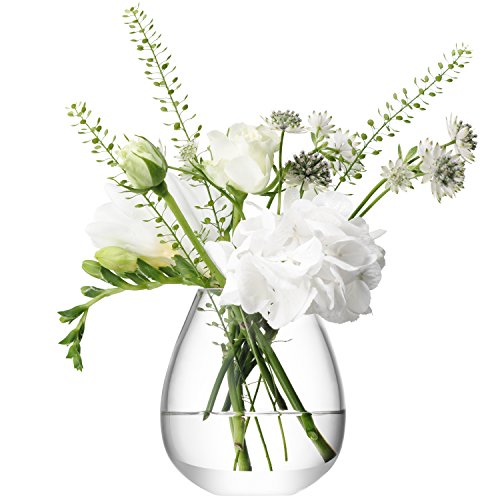 LSA Flower Mini Tisch Vase H9.5cm Klar von LSA International