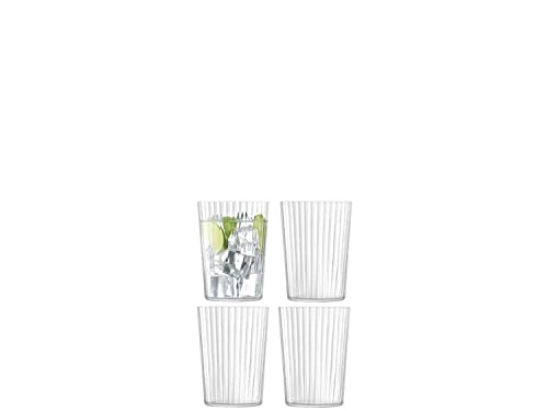 LSA Gio Line Becher 560ml Klar x 4 von LSA International