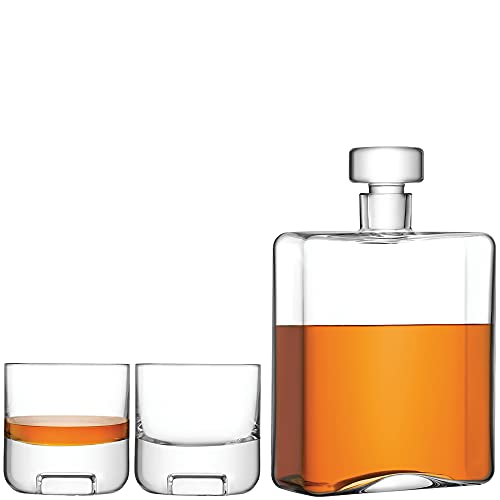 LSA Cask Whisky Set klar | 1 Einheit | mundgeblasenes & handgefertigtes Glas | KC05 von LSA International