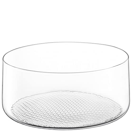 LSA Market Pflanzgefäß/Schüssel H11,5 cm, transparent, 1 Stück | Handgefertigtes Glas | MF07 von LSA International