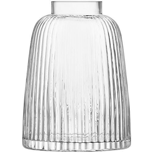 LSA Pleat Vase H26cm Klar von LSA International