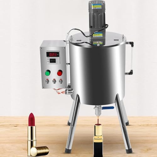15 L/30 L Heiz-Misch-Abfüllmaschine Rührbehälter, Flüssigpasten-Lippenstiftfüller, Abfüllgeschwindigkeit 20-45 Flaschen/Min Zum Auflösen Und Abfüllen Von Cremes Und Flüssigkeiten,15L von LSBHPPD