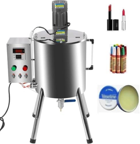 15 L/4 Gal 30 L/8 Gal Edelstahl-Heizmisch-Abfüllmaschine, Lippenstiftpasten-Kerzenfüller, Flüssigkeitsabfüllmaschine Für Lippenstift-Shampoo-Kosmetik, 20–45 Flaschen/Min,15L von LSBHPPD