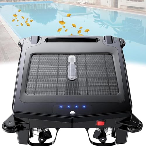 Automatischer Poolroboter,Solarbetriebener Poolskimmer, Kabelloser Robt Poolreiniger,Zwei Reinigungsgeschwindigkeiten, Intelligente Hindernisvermeidung,Bis Zu 150 M² von LSBHPPD