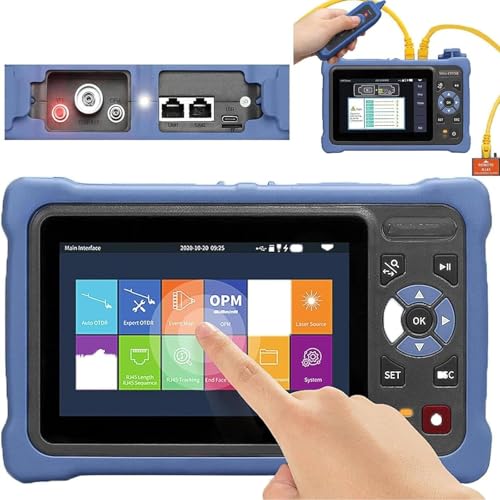 Mini-Pro 1310/1550 nm OTDR Multifunktionstester Integriertes OPM/OLS / RJ45 22/24 dB Auto/Expert-Glasfasertest 4,3 Zoll Touchscreen Testbereich 5 m - 100 km Anschluss UPC/APC,APC Mini-Pro 1310/1550 nm OTDR Multifunktionstester Integriertes OPM/OLS / RJ45 22/24 dB Auto/Expert-Glasfasertest 4,3 Zoll Touchscreen Testbereich 5 m - 100 km Anschluss UPC/APC,APC von LSBHPPD