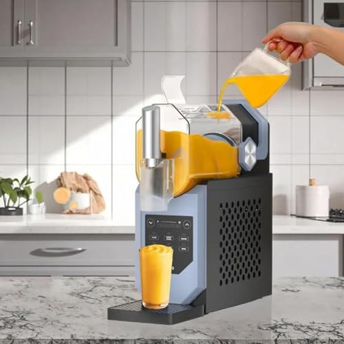 Slushy Eis Maker,Margarita-Maschine,Slushie Maschine Für Zuhause,Creme - Milchshake-Maschine,5 Voreingestellte Programme,Gefrorene Slushie,Margaritas,Frappés,Milchshake von LSBHPPD