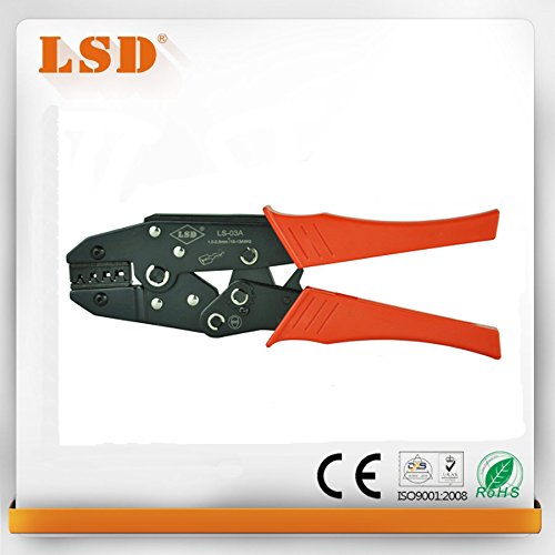 LS-03A Crimpzange zum Crimpen offener Zylinderklemmen 27-13 AWG 0,1-2,5 mm2 Crimpzange elektrisch von LSD