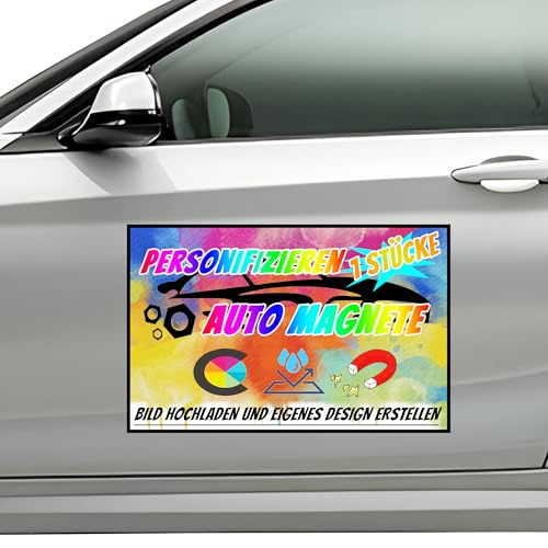 LSDINDF Auto Magnetschilder Personalisierte, Magnetische Autoschilder, Autoemblem mit Wunschtext und Logo, Fahranfänger Magnetschild, Autoaufkleber selbst gestalten. LSDINDF Auto Magnetschilder Personalisierte, Magnetische Autoschilder, Autoemblem mit Wunschtext und Logo, Fahranfänger Magnetschild, Autoaufkleber selbst gestalten. von LSDINDF