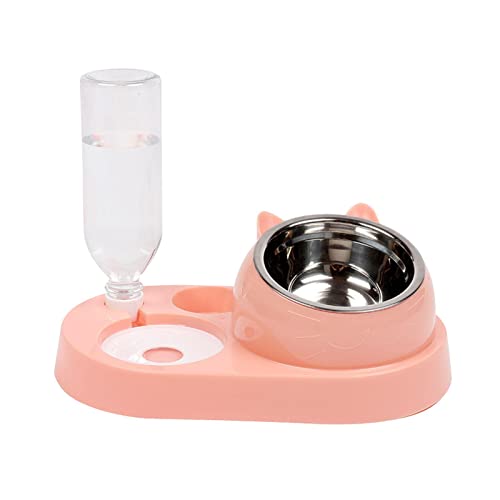 Hundenapf Katzenfutternäpfe | 2-in-1-Set for Wasser- und Futternäpfe for Haustiere – Automatische Katzenfutterspender mit großem Fassungsvermögen, Futter- und Wasserspender-Set for Hunde und Katzen Hundenapf Katzenfutternäpfe | 2-in-1-Set for Wasser- und Futternäpfe for Haustiere – Automatische Katzenfutterspender mit großem Fassungsvermögen, Futter- und Wasserspender-Set for Hunde und Katzen von LSDLOUYAQNG