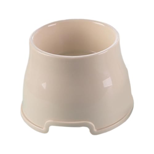 Hundenapf Wassernapf for Hunde | Katzennäpfe for Futter und Wasser – schützt die Wirbelsäule von Haustieren, Futternapf for Welpen und Kätzchen, for Outdoor-Reisen, tierärztliche Genesung(Beige) von LSDLOUYAQNG
