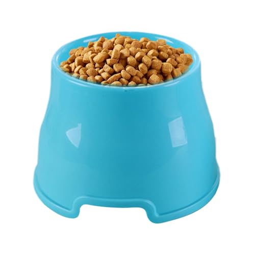 Hundenapf Wassernapf for Hunde | Katzennäpfe for Futter und Wasser – schützt die Wirbelsäule von Haustieren, Futternapf for Welpen und Kätzchen, for Outdoor-Reisen, tierärztliche Genesung(Blue) von LSDLOUYAQNG