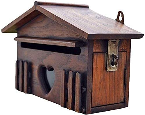 LSDRALOBBEB Wandbriefkasten Postkasten Holz Vintage Dekorative Briefkasten Abschließbare Bauernhaus Briefkasten Hängende Wand Briefkasten Kommentar Box Paketkasten Drop Box 927 LSDRALOBBEB Wandbriefkasten Postkasten Holz Vintage Dekorative Briefkasten Abschließbare Bauernhaus Briefkasten Hängende Wand Briefkasten Kommentar Box Paketkasten Drop Box 927 von LSDRALOBBEB
