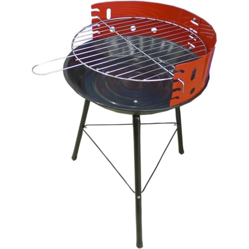 Festival Holzkohlegrill 36x36x52cm Rundgrill Standgrill Camping Garten Grill von LSFYYDS
