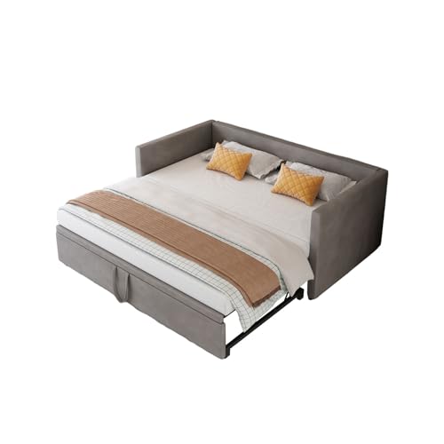 LSFYYDS Daybed-Tagesbett 90x200 cm Holz mit Stauraum Schubladen und Polster Rückenlehnen für 2 Person Jugendliche Erwachsene Gäste, Doppelbett Jugendbett LSFYYDS Daybed-Tagesbett 90x200 cm Holz mit Stauraum Schubladen und Polster Rückenlehnen für 2 Person Jugendliche Erwachsene Gäste, Doppelbett Jugendbett von LSFYYDS