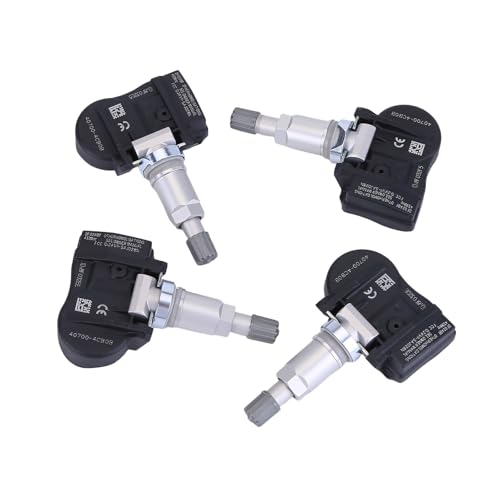 4PCS TPMS Reifendrucksensor Vorne Hinten 407004CB0B Kompatibel für QX50 II NV200 Ni*s-s*an X-Trail Re-*n-ault Meg*ane 4 1.3 1.6 TCe 140 RDKS Sensor Reifendruckkontrollsystem 407004CB0A, 407704CB1B von LSGGTIM