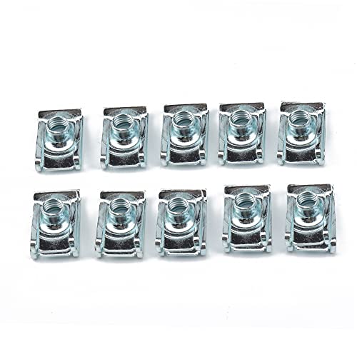 M8 Gewinde Clip Mutter, 10 Stück M4 M5 M6 M8 Blechmutter Edelstahl Schnappmutter U-Typ Klemmmuttern Spire Clips Lug Nuts Befestigungen Panel Blechmuttern Clips für Auto Motorader M8 Gewinde Clip Mutter, 10 Stück M4 M5 M6 M8 Blechmutter Edelstahl Schnappmutter U-Typ Klemmmuttern Spire Clips Lug Nuts Befestigungen Panel Blechmuttern Clips für Auto Motorader von LSGGTIM
