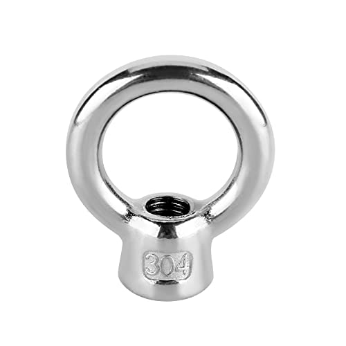 Ringmutter, M24 Augenmutter 304 Edelstahl Gewinde Ösenmutter Ringmuttern Ringösen zum Heben von Zubehör Augenmutter Transportmutter Eye Nut für Marine Hardware M8 M10 M12 M16 M20 M24 von LSGGTIM