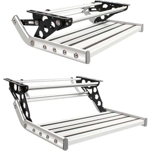 Einziehbare Wohnmobiltreppe, klappbare Wohnmobilstufe mit LED-Licht, 200 kg Tragkraft, Wohnmobilstufe aus Aluminiumlegierung, manuelle Einzelstufenleiter für Wohnmobile 1-Step-Manualwithoutlight Einziehbare Wohnmobiltreppe, klappbare Wohnmobilstufe mit LED-Licht, 200 kg Tragkraft, Wohnmobilstufe aus Aluminiumlegierung, manuelle Einzelstufenleiter für Wohnmobile 1-Step-Manualwithoutlight von LSHFYV
