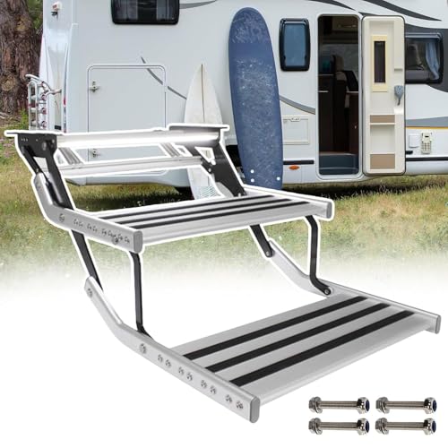 LSHFYV Wohnmobil-Tritthocker, Einzel-Doppelschicht-Wohnmobil-Stufe, Wohnmobil-Einstiegsstufen, Teleskop-Klapp-Wohnmobil-Einstiegstreppe, 12-V-Beleuchtungsspannung, LED-Licht 2-Step-Electricwithlight LSHFYV Wohnmobil-Tritthocker, Einzel-Doppelschicht-Wohnmobil-Stufe, Wohnmobil-Einstiegsstufen, Teleskop-Klapp-Wohnmobil-Einstiegstreppe, 12-V-Beleuchtungsspannung, LED-Licht 2-Step-Electricwithlight von LSHFYV