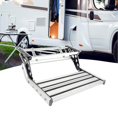 Wohnmobil-Treppe, zusammenklappbare, herunterklappbare, manuelle elektrische Stufen, untere Stufe für den Türeinstieg im Wohnmobil, manuelle elektrische Wohnmobil-Trittleiter 1-Step-Manualwithlight Wohnmobil-Treppe, zusammenklappbare, herunterklappbare, manuelle elektrische Stufen, untere Stufe für den Türeinstieg im Wohnmobil, manuelle elektrische Wohnmobil-Trittleiter 1-Step-Manualwithlight von LSHFYV