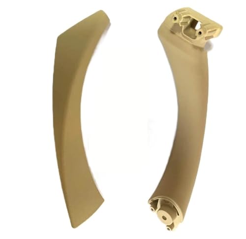 InnentüRgriffe Grau Beige Schwarz Links Rechts Autoinnengriff Innentür Armlehne Panel Pull Trim Cover Passend for BMW 3er E90 E91 328 330 335(Beige(on the left)) von LSHIJI