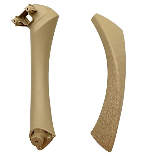 InnentüRgriffe Innere Türgriffverkleidung passend for BMW E90 E91 for 3er Limousine Pull Trim Cover 51417230850 51419150335 51419150340(Beige(one the right)) von LSHIJI
