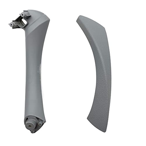 InnentüRgriffe Innere Türgriffverkleidung passend for BMW E90 E91 for 3er Limousine Pull Trim Cover 51417230850 51419150335 51419150340(Gray(one the right)) von LSHIJI