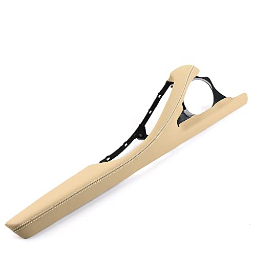 InnentüRgriffe LHD RHD Fahrerseite Armlehne Leder Außenrahmen Stützhalterung Passend for BMW 5er for F11 F18 520 523 525 528 530(LHD Beige) von LSHIJI