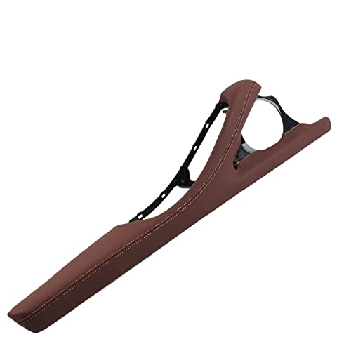 InnentüRgriffe LHD RHD Fahrerseite Armlehne Leder Außenrahmen Stützhalterung Passend for BMW 5er for F11 F18 520 523 525 528 530(LHD Red Brown) von LSHIJI