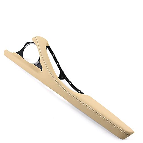 InnentüRgriffe LHD RHD Fahrerseite Armlehne Leder Außenrahmen Stützhalterung Passend for BMW 5er for F11 F18 520 523 525 528 530(RHD Beige) von LSHIJI