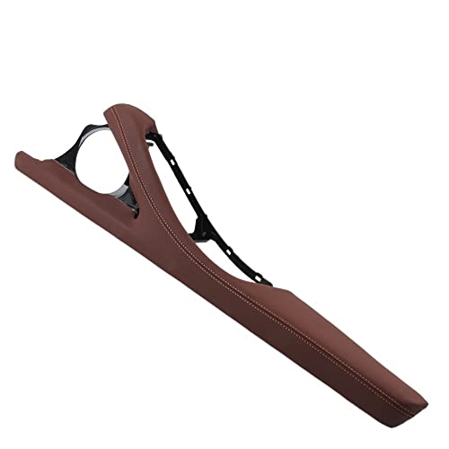 InnentüRgriffe LHD RHD Fahrerseite Armlehne Leder Außenrahmen Stützhalterung Passend for BMW 5er for F11 F18 520 523 525 528 530(RHD Red Brown) von LSHIJI