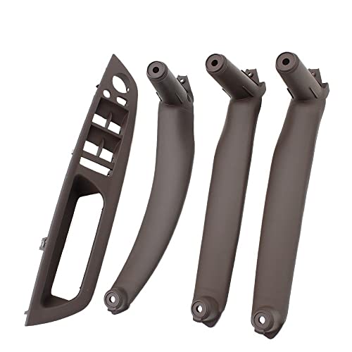 InnentüRgriffe LHD RHD Innentür Fensterschalter Panel Fahrerseite Armlehne Zuggriff Abdeckung Trim Fit Verwendung for BMW X5 X6 E70 E71 E72 2007–2013(LHD Moka Set) von LSHIJI