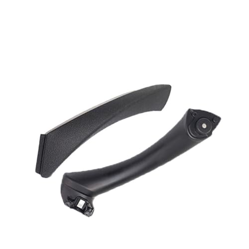 LSHIJI InnentüRgriffe Autoinnengriff Innentürverkleidung Pull Trim Cover schwarz links rechts passend for BMW 3er E90 E91 316 318 320 325 328(Black-Right-Set) von LSHIJI