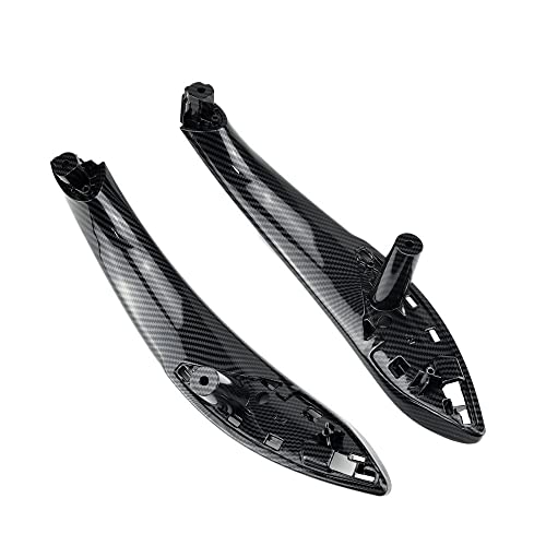LSHIJI InnentüRgriffe Innentür vorne hinten links rechts Ziehgriffabdeckung passend for BMW 3er F30 F80 F31 F32 F33 F34 F35 F36 2013–2018(Carbon-2PCS-Rear) von LSHIJI