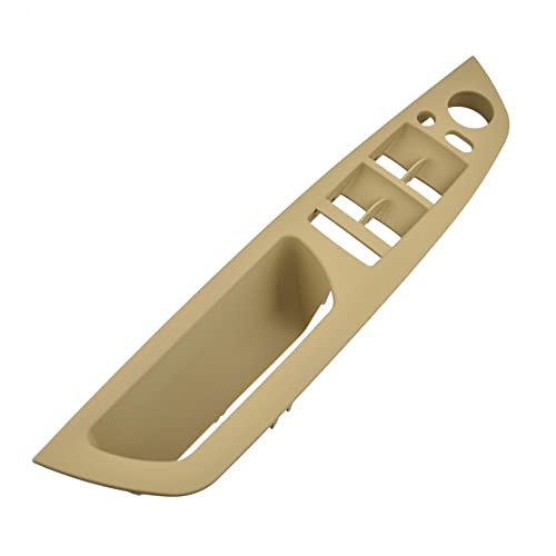 LSHIJI InnentüRgriffe Linke rechte Seite Innenarmlehne Türverkleidung Griff Pull Trim Cover Passend for BMW E70 X5 E71 X6(Beige) von LSHIJI