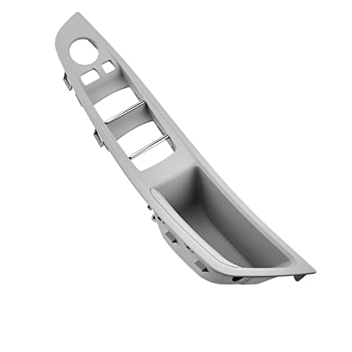 LSHIJI InnentüRgriffe Original Rechtslenker RHD Passende Verwendung for BMW 5er F10 F11 Grau Beige Schwarz Autoinnenraum Türgriff Panel Pull Trim Cover(Gray RHD) von LSHIJI