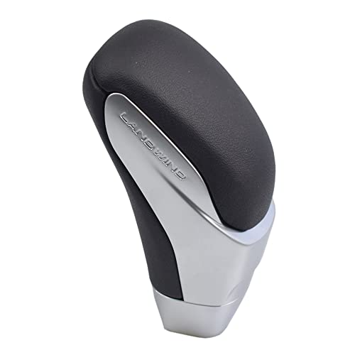 LSHIJI Schaltknauf Automatikradgetriebegriffe Getriebe Umschaltknopf Stick Hebelkopf Gebrauch For Mazda 3 5 6 8 For MX-5 Zum CX-5 CX-7 CX-9 Echtes Leder(Matt silver) von LSHIJI
