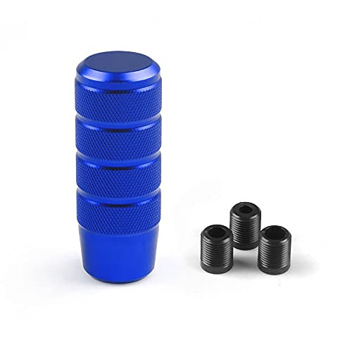 LSHIJI Schaltknauf Universelle Rutschfeste Gangschaltknopf Manuelles Rändeler Schalthebelknopf(Blue) von LSHIJI