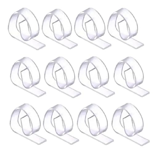 LSHIJI Tischdeckenklammern 12 PCS Kunststoff Tischdecke Tische Nützliche Clips Halter Tuch Klemmen Party Picknick Hochzeit Prom Multi-Funktion Tischdecke Clip Tischtuchklammern(12PCS-01) von LSHIJI