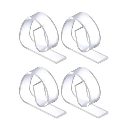 LSHIJI Tischdeckenklammern 4Pcs Kunststoff Tischdecke Clips Halter Multi-Funktion Schellen Party Picknick Hochzeit Prom Tischdecke Clip Tischtuchklammern(B) von LSHIJI
