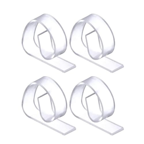 LSHIJI Tischdeckenklammern 4Pcs Kunststoff Tischdecke Clips Halter Multi-Funktion Schellen Party Picknick Hochzeit Prom Tischdecke Clip Tischtuchklammern(B) von LSHIJI