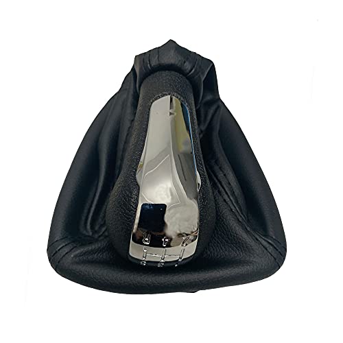 Schaltknauf Geeignet for Chevrolet Funke 2011 2013 2014 2015 + Gang Umschalthebelknopf(Chrome 5S with boot) von LSHIJI