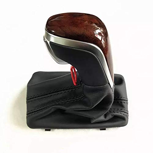 Schaltknauf Schwarzer Gangschaltknopf Mit Lederstiefel Lhd At. Auto Trans. NUR Gebrauch For Audi Neue A7 A6 PA STYLE C7 2016 2017 2018(B) von LSHIJI