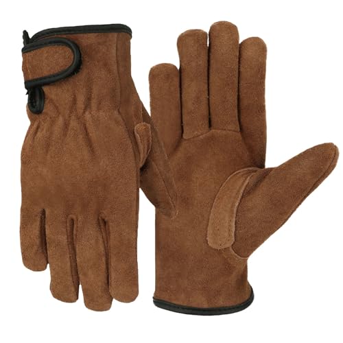 LSHMING 2 Paar Arbeitshandschuhe for Herren, robuste Guantes para Hombre(M) von LSHMING