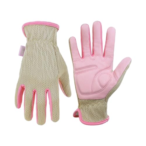 LSHMING 2 Paar Gartenhandschuhe for den täglichen Gebrauch im Garten. Neuer Prozess, Komfort und Handlichkeit.(M) von LSHMING