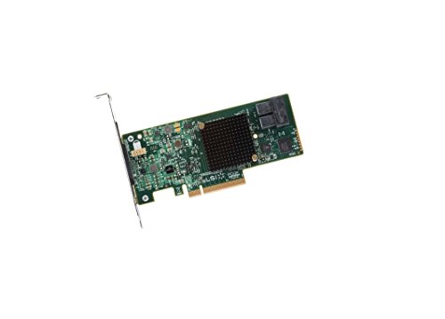 LSI LSI00407 MegaRAID SAS Kontroller (12Gbps SAS, 8X PCI-e 3.0, RAID 0/1/5/10/50/JBOD) grün von LSI