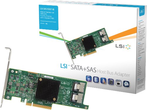 LSI SAS 9207-8i SATA/SAS-Controller (6 GB, 8 interne Ports, mit PCI-E Interface, UK-Import) von LSI