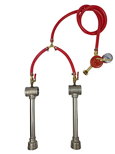 Luftdrossel für Schmiede Gasofen Gasesse Schmiedeofen Hufschmiede Messermacher Metallschmiede Metallschmelzofen, Butan, Propan, LPG, Gas Burner with regulator von LSMIITTH