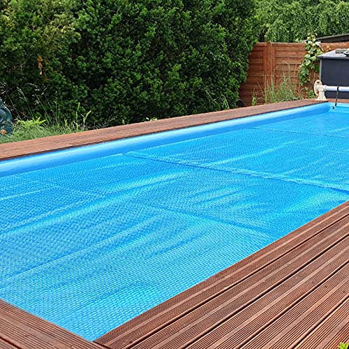 LSMK Abdeckplane Pool Solar Poolabdeckung Rechteckig, Hochleistungs-Schwimmblasenabdeckung, Thermisches Schwimmen Spa-Decke Whirlpool-Plane Für Indoor Outdoor Frame Pool (Size : 300×430cm(10ft×14ft)) von LSMK