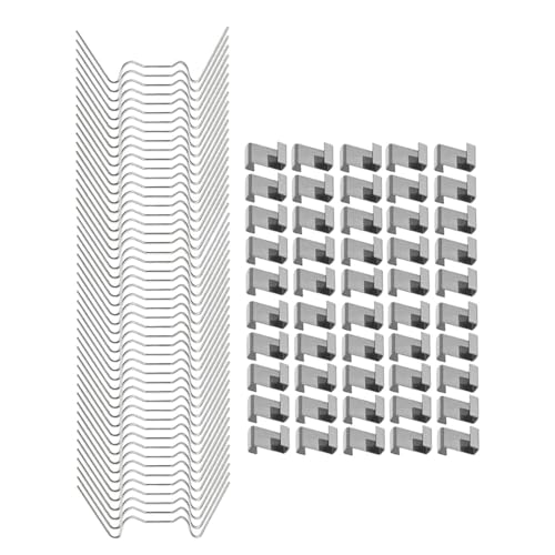 100 Stück Mini-Gewächshausklammern for Aufhängen von Zubehör, Fensterklammern, Gartenwerkzeug, Gewächshausverglasungsklammern for Garten, Haus, Hof von LSNNMU